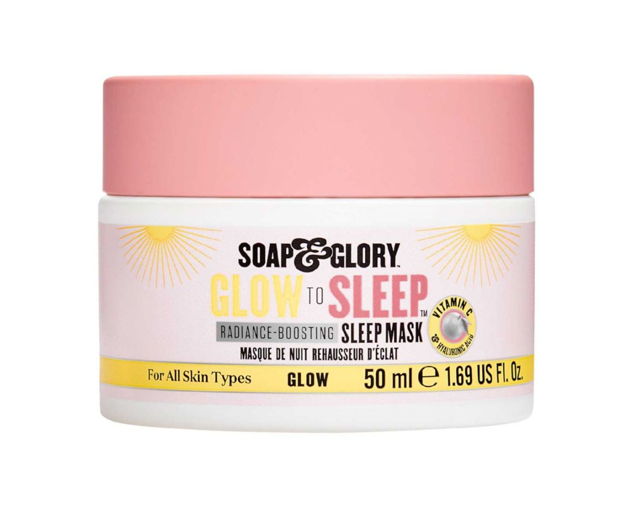 Soap and Glory Glow to Sleep Vitamin C Sleep Mask 50Ml - AllurebeautypkSoap and Glory Glow to Sleep Vitamin C Sleep Mask 50Ml