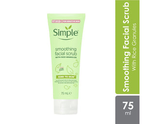 Simple Smoothing Facial Scrub Rice Granules 75Ml - AllurebeautypkSimple Smoothing Facial Scrub Rice Granules 75Ml