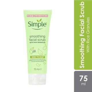 Simple Smoothing Facial Scrub Rice Granules 75Ml - AllurebeautypkSimple Smoothing Facial Scrub Rice Granules 75Ml