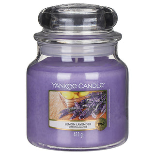 Yankee Candles Classic Medium Jar Lemon Lavender 411 G - AllurebeautypkYankee Candles Classic Medium Jar Lemon Lavender 411 G