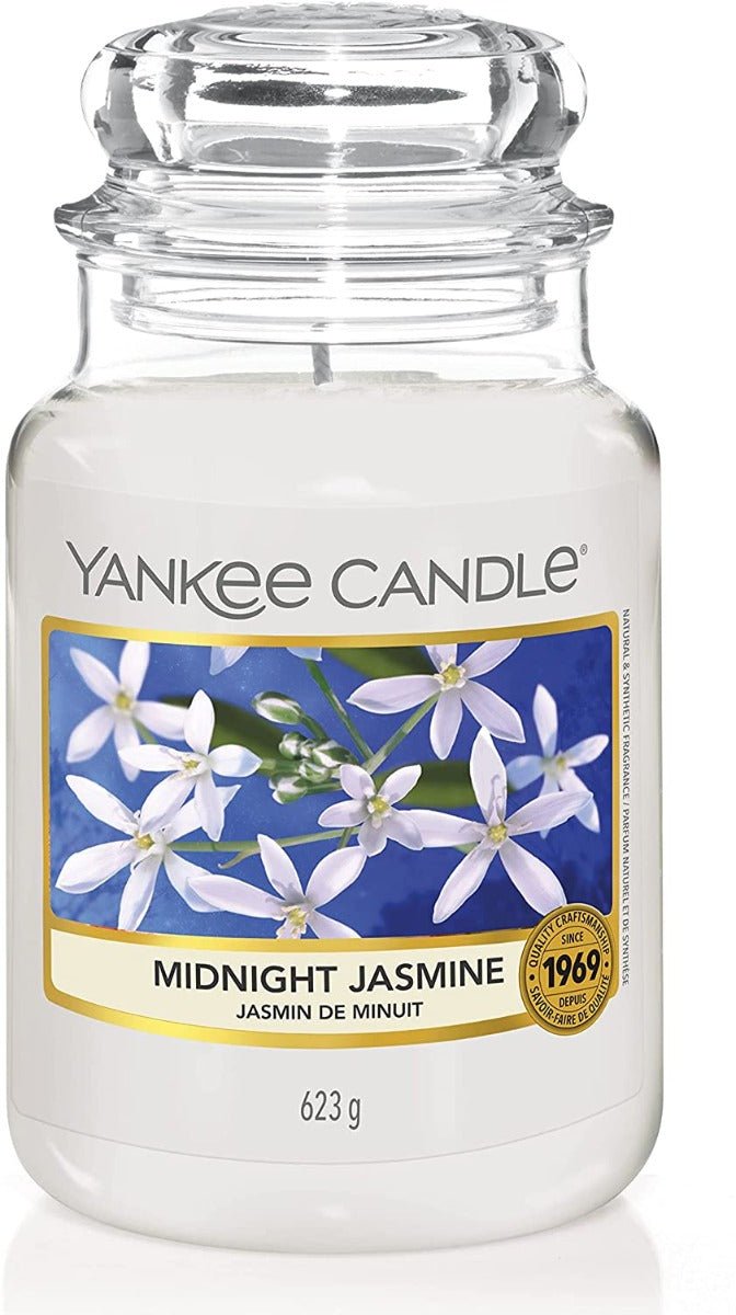 Yankee Candle Midnight Jasmine Large Jar Scented - AllurebeautypkYankee Candle Midnight Jasmine Large Jar Scented