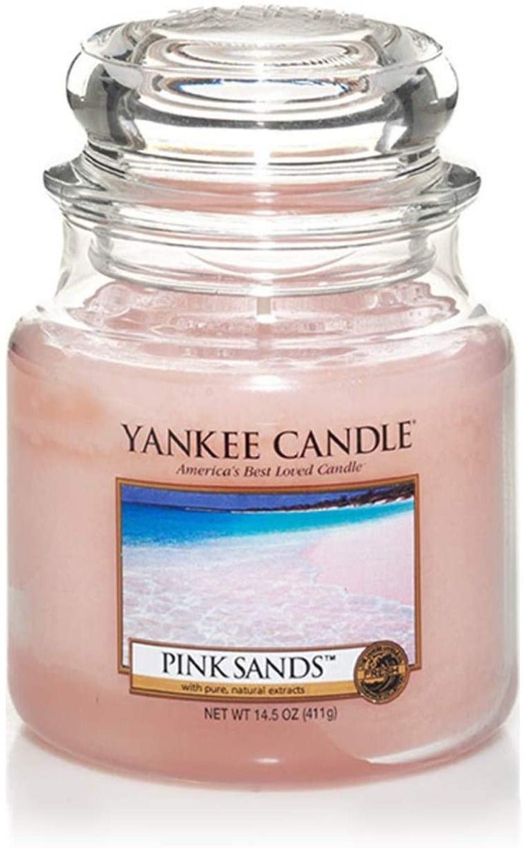 Yankee Candle Jar Middle Pink Sands 411g - AllurebeautypkYankee Candle Jar Middle Pink Sands 411g