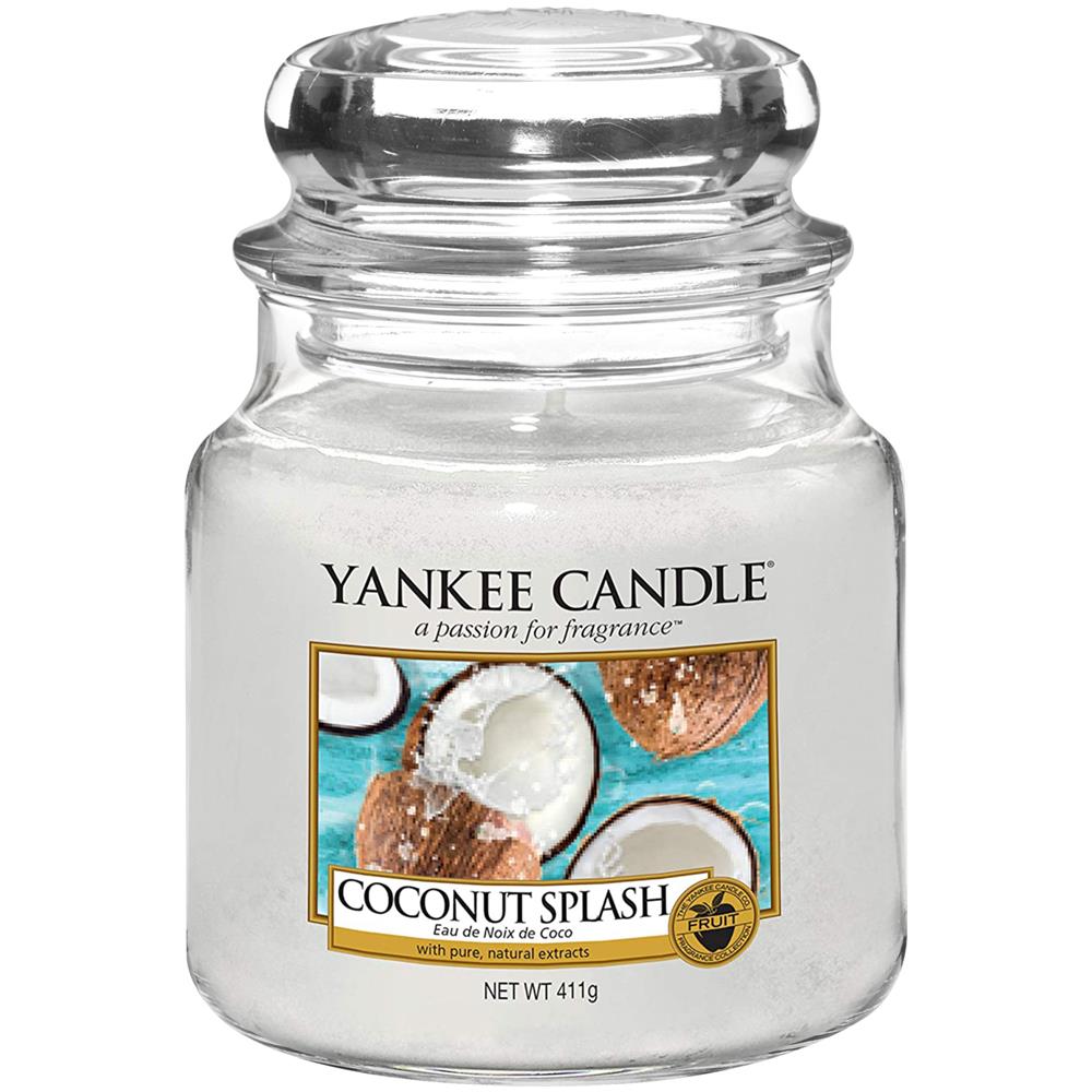 Yankee Candles Classic Medium Jar Coconut Splash 411 G - AllurebeautypkYankee Candles Classic Medium Jar Coconut Splash 411 G