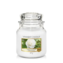 Yankee Candle Classic Medium Jar Camellia Blossom 411G - AllurebeautypkYankee Candle Classic Medium Jar Camellia Blossom 411G