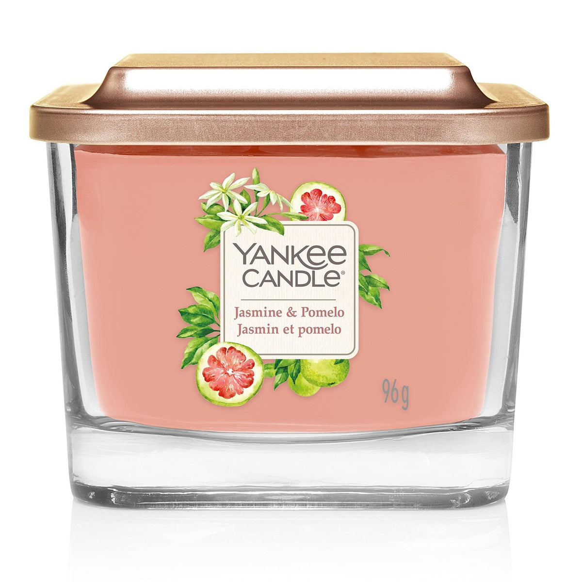 Yankee Candle Elevation Small Square Vessel Jasmine & Pomelo 96 G - AllurebeautypkYankee Candle Elevation Small Square Vessel Jasmine & Pomelo 96 G