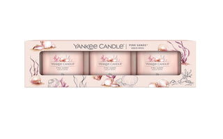 Yankee Candle Pack Of 3x37G - Pink Sand - AllurebeautypkYankee Candle Pack Of 3x37G - Pink Sand