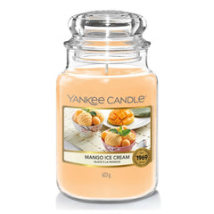 Yankee Candle Classic Mango Ice Cream 623G - AllurebeautypkYankee Candle Classic Mango Ice Cream 623G