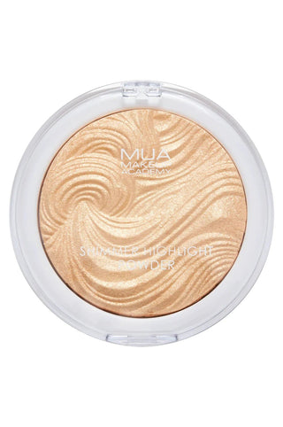 MUA Shimmer Highlighter Powder - Golden Afterglow - AllurebeautypkMUA Shimmer Highlighter Powder - Golden Afterglow