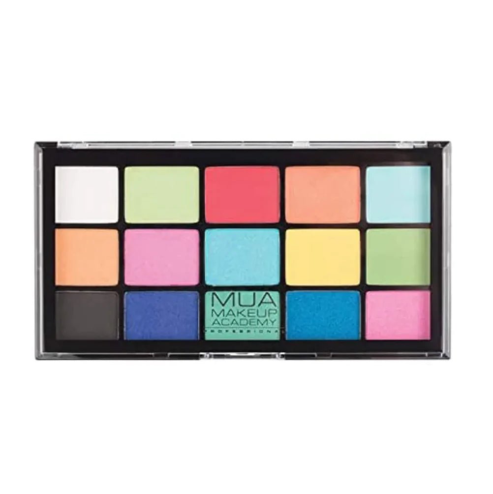 MUA Pro 15 Shade Eyeshadow Palette - Colour Burst - AllurebeautypkMUA Pro 15 Shade Eyeshadow Palette - Colour Burst