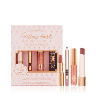 Charlotte Tilbury Pillow Talk Beautifying Lip Kit 4 Piece - AllurebeautypkCharlotte Tilbury Pillow Talk Beautifying Lip Kit 4 Piece