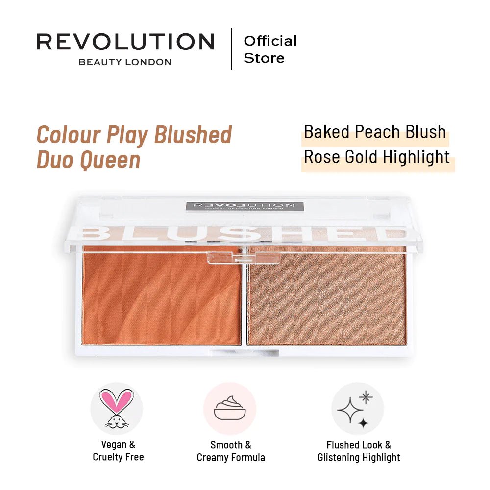 Makeup Revolution Relove Colour Play Blushed Blush - AllurebeautypkMakeup Revolution Relove Colour Play Blushed Blush