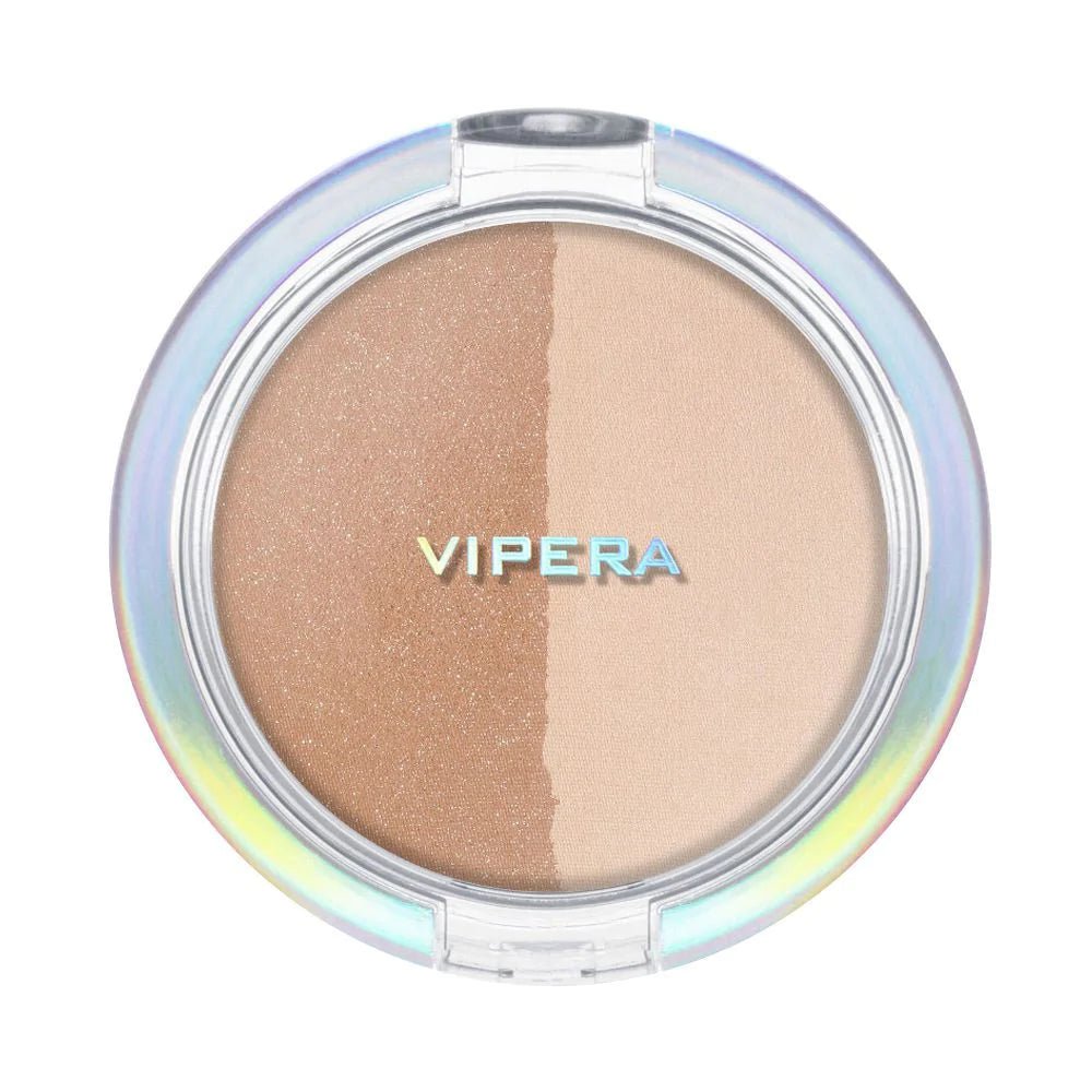 Vipera Art Of Color Compact Face Powder 203 - Duo Transparent/Bronzer - AllurebeautypkVipera Art Of Color Compact Face Powder 203 - Duo Transparent/Bronzer