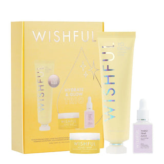 Wishful Hydrate & Glow Trio Gift Set Scrub +Moisturizer + Serum - AllurebeautypkWishful Hydrate & Glow Trio Gift Set Scrub +Moisturizer + Serum