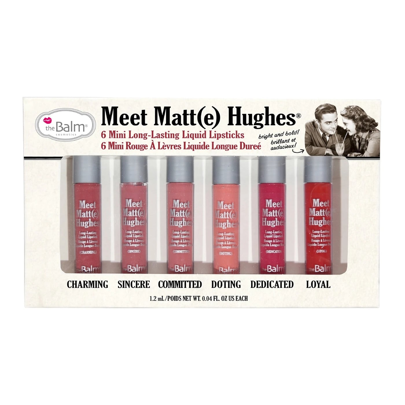 TheBalm Meet Matt(e) Hughes Vol. 1 Set of 6 Mini Liquid Lipsticks