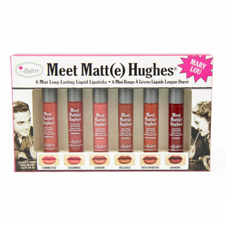 The Balm Meet Matt(e) Hughes Vol. 13 6 Mini Liquid Lipsticks Set - AllurebeautypkThe Balm Meet Matt(e) Hughes Vol. 13 6 Mini Liquid Lipsticks Set