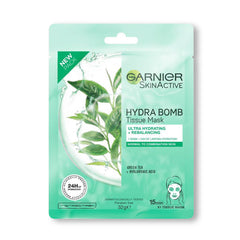 Garnier Skin Active Hydra Bomb Tissue Face Mask Green Tea - AllurebeautypkGarnier Skin Active Hydra Bomb Tissue Face Mask Green Tea
