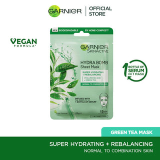 Garnier Hydra Bomb Sheet Mask Super Hydrating+Rebalancing 28g - AllurebeautypkGarnier Hydra Bomb Sheet Mask Super Hydrating+Rebalancing 28g