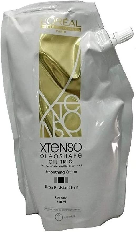 Loreal Professional Oil Trio Xtenso Smoothing Cream For Resistant Hair 400Ml - AllurebeautypkLoreal Professional Oil Trio Xtenso Smoothing Cream For Resistant Hair 400Ml