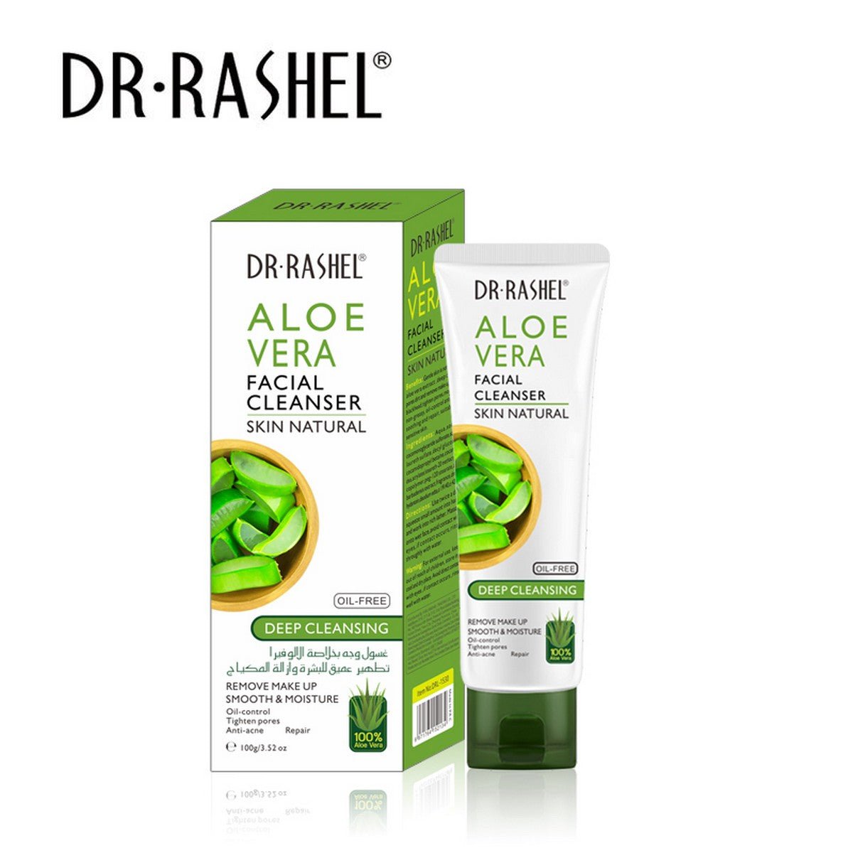 Dr.Rashel Aloe Vera Facial Peeling & Cleanser Skin Natural 100g - AllurebeautypkDr.Rashel Aloe Vera Facial Peeling & Cleanser Skin Natural 100g