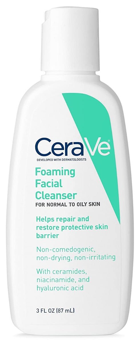 Cerave Foaming Facial Cleanser For Normal To Oily Skin 87Ml - AllurebeautypkCerave Foaming Facial Cleanser For Normal To Oily Skin 87Ml