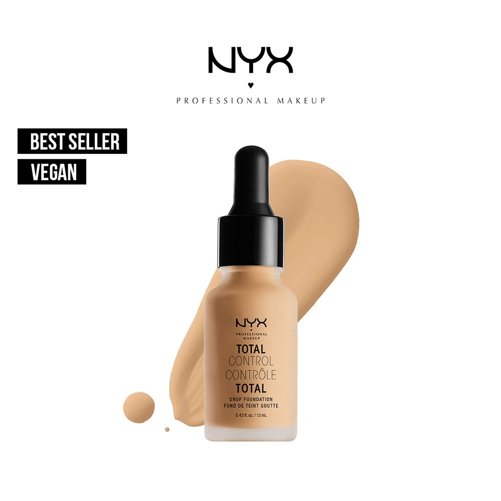 NYX Total Control Drop Foundation True Be - AllurebeautypkNYX Total Control Drop Foundation True Be