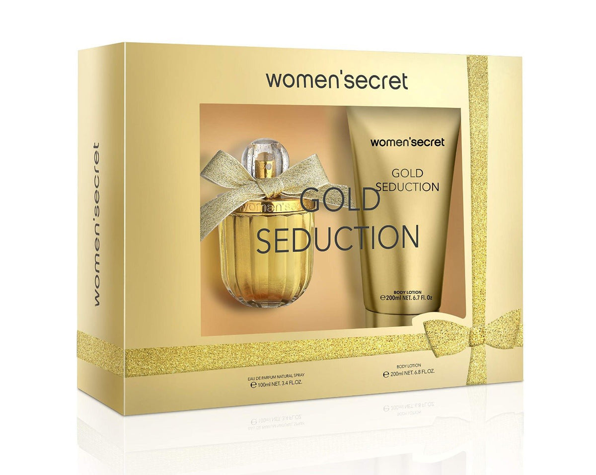 Women Secret Gold Seduction Edp100Ml+Body Lotion 200Ml - AllurebeautypkWomen Secret Gold Seduction Edp100Ml+Body Lotion 200Ml