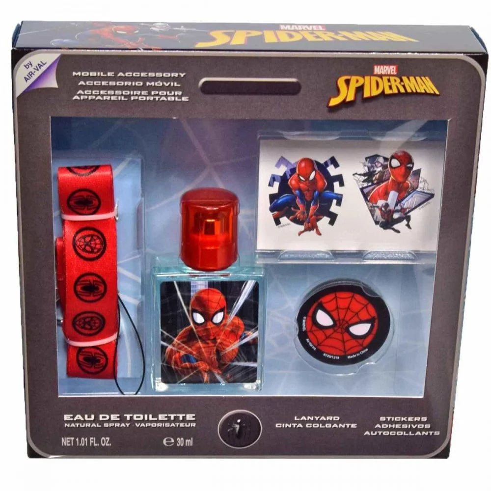 Spiderman Set Edt30+Sticker+Key Ring+ Mobile Holder - AllurebeautypkSpiderman Set Edt30+Sticker+Key Ring+ Mobile Holder