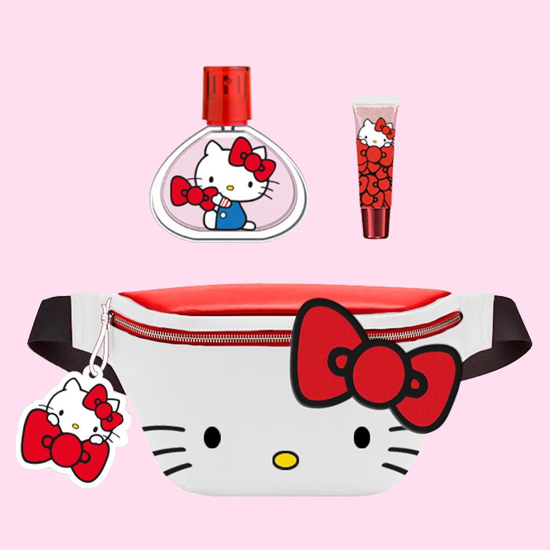 Hello Kitty Set Edt 50Ml+Lip Gloss+Waist Bag - AllurebeautypkHello Kitty Set Edt 50Ml+Lip Gloss+Waist Bag