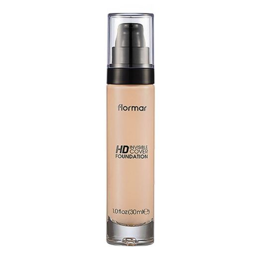 Flormar Invisible Cover Hd Foundation 20 Porcelain 30Ml - AllurebeautypkFlormar Invisible Cover Hd Foundation 20 Porcelain 30Ml