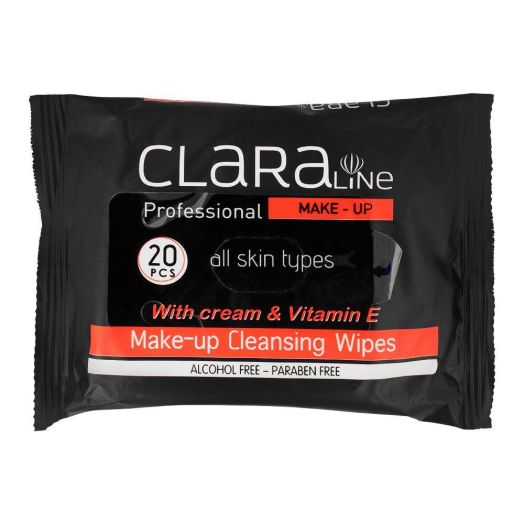 Claraline Professional Paraben Free Make-Up Cleansing Wipes, 20-Pack - AllurebeautypkClaraline Professional Paraben Free Make-Up Cleansing Wipes, 20-Pack