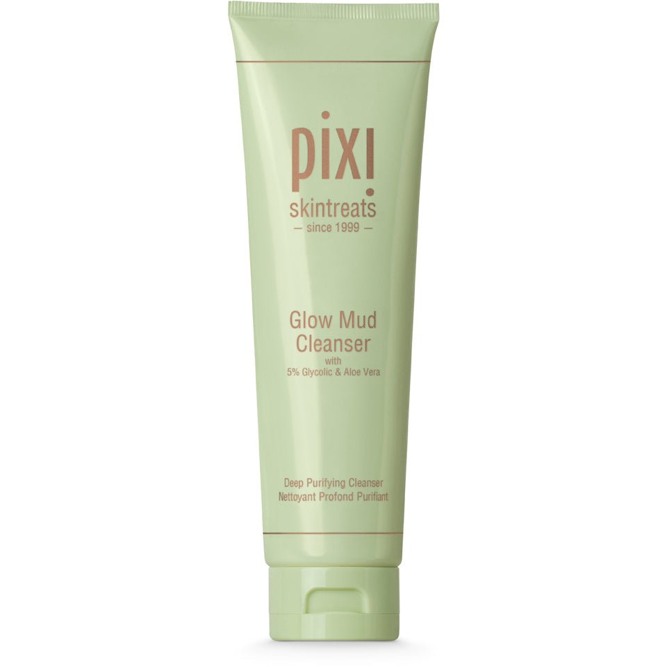Pixi Glow Mud Cleanser with 5% Glycolic Acid & Aloe Vera Luxury Skincare 135ml - AllurebeautypkPixi Glow Mud Cleanser with 5% Glycolic Acid & Aloe Vera Luxury Skincare 135ml