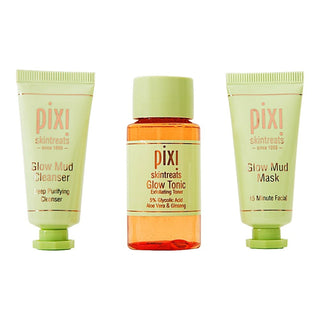 Pixi Best of Bright Kit Cleanser 15Ml+Toner 40Ml+Glow Mud Mask 15Ml - AllurebeautypkPixi Best of Bright Kit Cleanser 15Ml+Toner 40Ml+Glow Mud Mask 15Ml