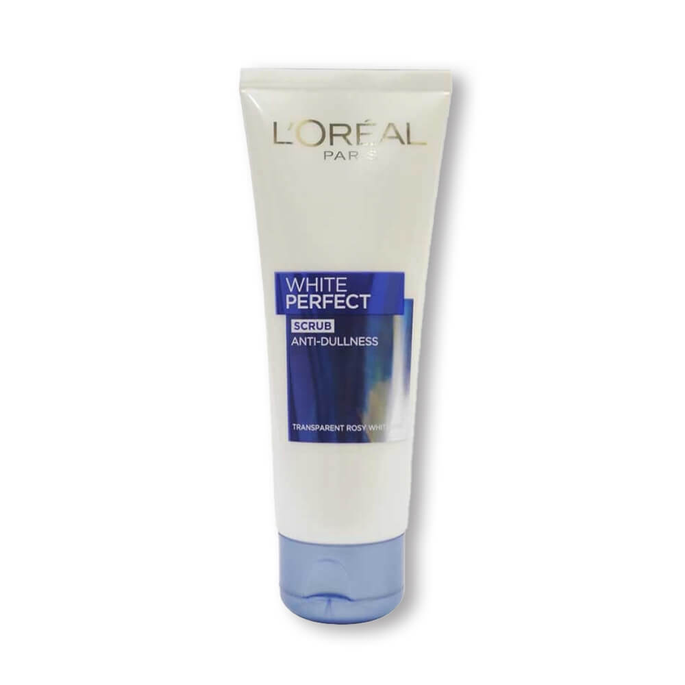 L'Oreal Paris White Perfect Anti Dullness Scrub Facial Foam Wash For Brighter Skin 100 Ml - Allurebeautypk