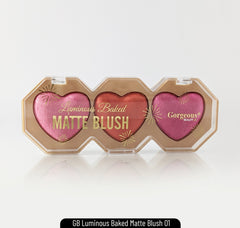 Gorgeous Beauty Luminous Baked Matte Blush-01 - AllurebeautypkGorgeous Beauty Luminous Baked Matte Blush-01