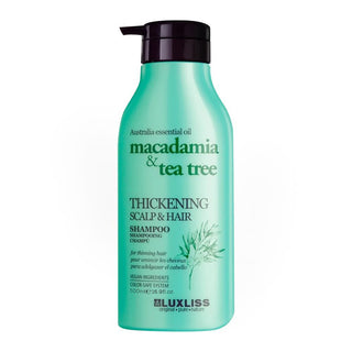 Luxliss Macadamia & Tea Tree Thickening Hair Care Shampoo 500Ml - AllurebeautypkLuxliss Macadamia & Tea Tree Thickening Hair Care Shampoo 500Ml