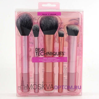 Real Techniques Face Essentials Brush 5 Pices Set 5 Pices - AllurebeautypkReal Techniques Face Essentials Brush 5 Pices Set 5 Pices