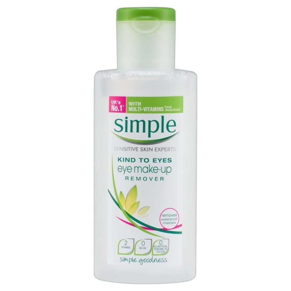 Simple Kind To Eyes Eyes Make Up Remover 125Ml - AllurebeautypkSimple Kind To Eyes Eyes Make Up Remover 125Ml