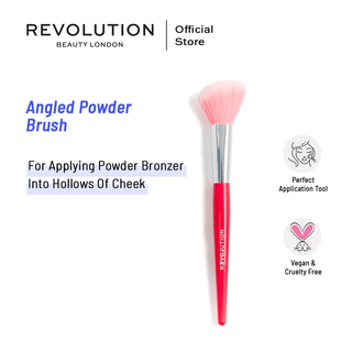 Revolution Relove Brush Queen  Angled Powder Brush - AllurebeautypkRevolution Relove Brush Queen  Angled Powder Brush