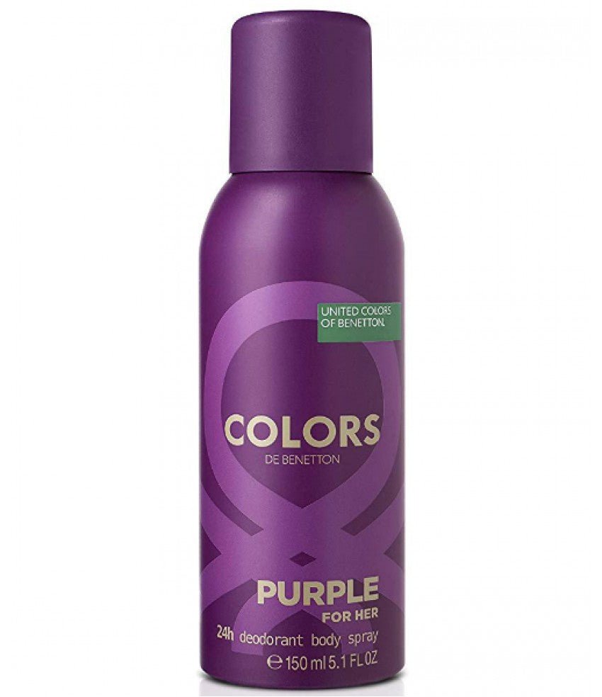 Benetton Colors Purple Deodorant Body Spray For Women 150 ml-Deodorant - AllurebeautypkBenetton Colors Purple Deodorant Body Spray For Women 150 ml-Deodorant