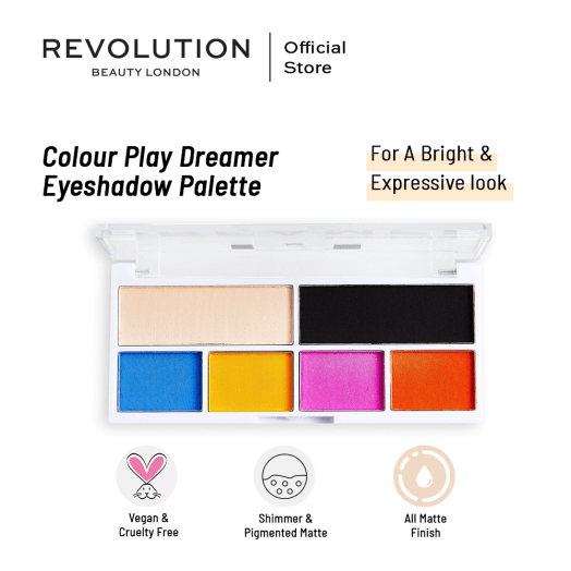 Revolution Relove Colour Play Dreamer Shadow Palette - AllurebeautypkRevolution Relove Colour Play Dreamer Shadow Palette