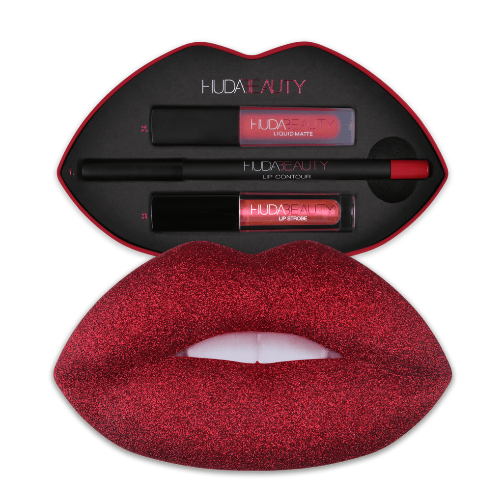 Shop Huda Beauty Lip Contour & Strobe 3 Piece Set in Pakistan