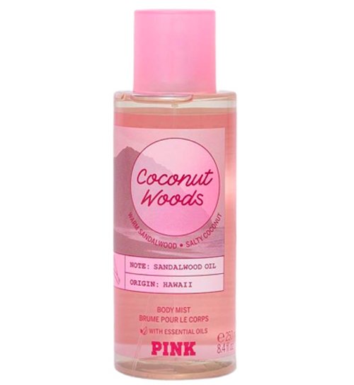 Victoria's Secret Pink Coconut Woods Body Mist 250Ml - AllurebeautypkVictoria's Secret Pink Coconut Woods Body Mist 250Ml