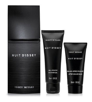 Issey Miyake Nuit D'Issey Gift Set EDT 125Ml+Shower Gel 75Ml+ASB 50Ml