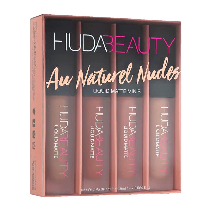 Huda Beauty Liquid Matte Minis Au Naturel (4 Pcs Set) - Allurebeautypk