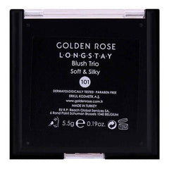 Golden Rose Allık - Longstay Blush Trio No: 102 - AllurebeautypkGolden Rose Allık - Longstay Blush Trio No: 102