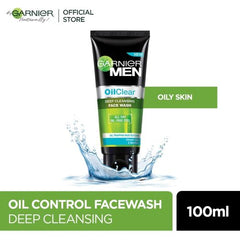 Garnier Men Face Wash Oil Clear 100 Ml - AllurebeautypkGarnier Men Face Wash Oil Clear 100 Ml
