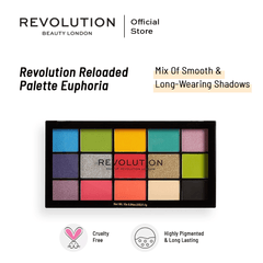 Makeup Revolution Reloaded Eyeshadow Palette - Euphoria - AllurebeautypkMakeup Revolution Reloaded Eyeshadow Palette - Euphoria