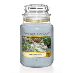 Yankee Candle Water Garden Scented Candle Large Jar 623 g - AllurebeautypkYankee Candle Water Garden Scented Candle Large Jar 623 g