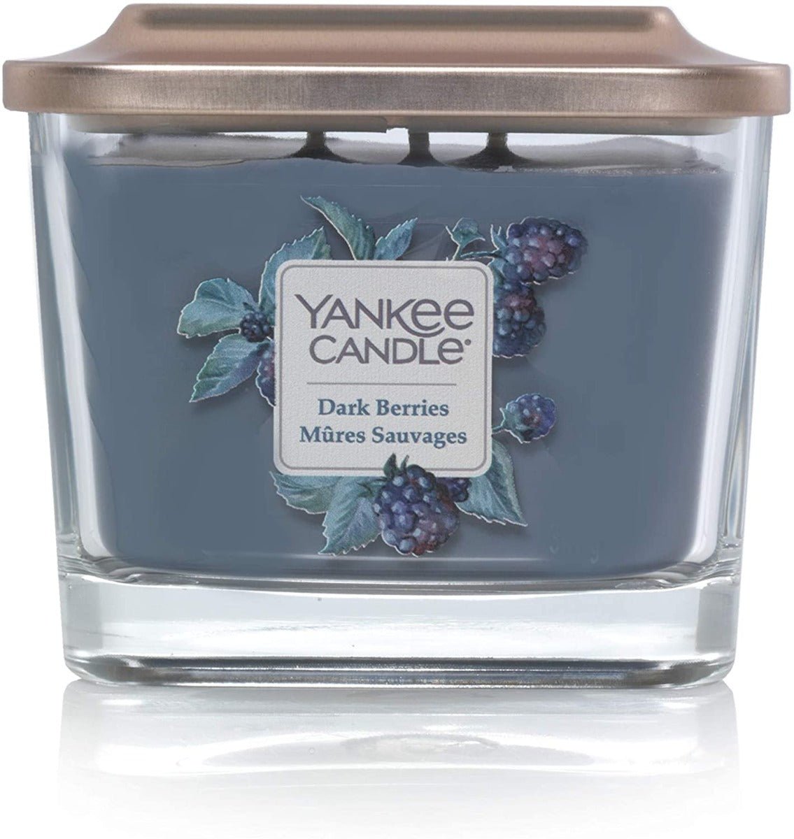 Yankee Candle Medium Square Candle with Wicks Dark Berries - AllurebeautypkYankee Candle Medium Square Candle with Wicks Dark Berries